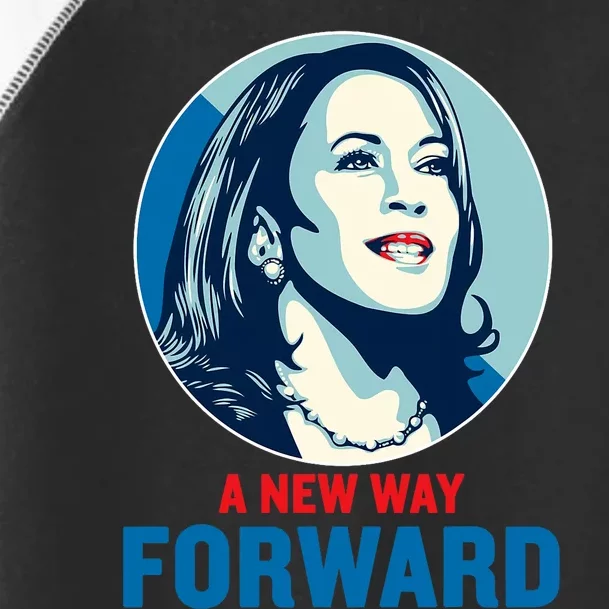 Kamala Harris Forward 2024 A New Way Forward 2024 Toddler Fine Jersey T-Shirt