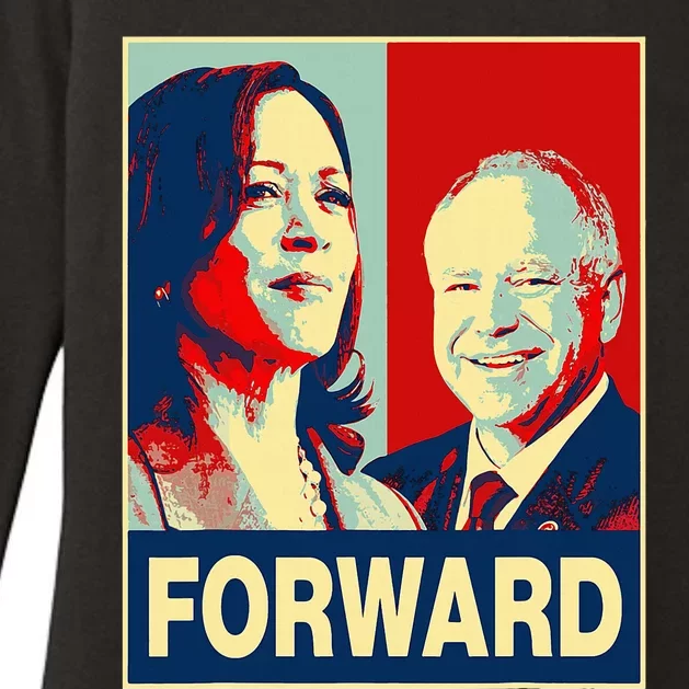 Kamala Harris Forward Harris Walz Forward Womens CVC Long Sleeve Shirt