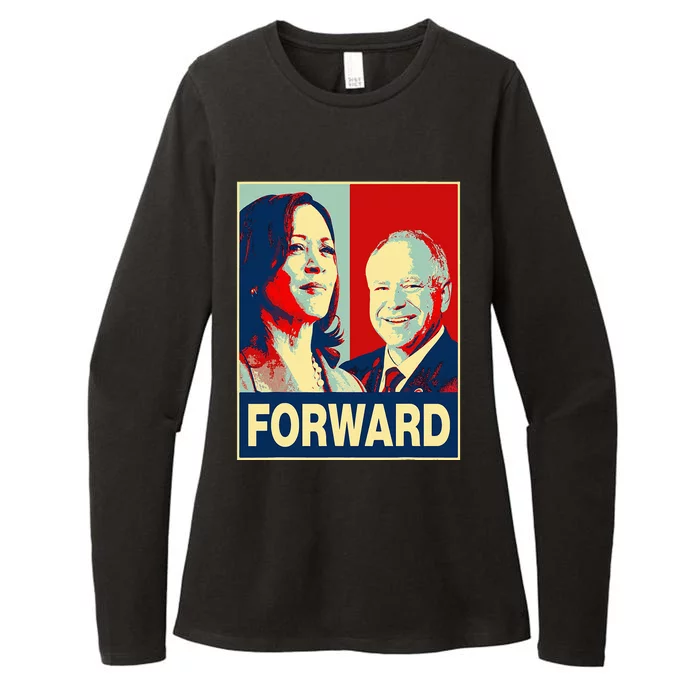 Kamala Harris Forward Harris Walz Forward Womens CVC Long Sleeve Shirt