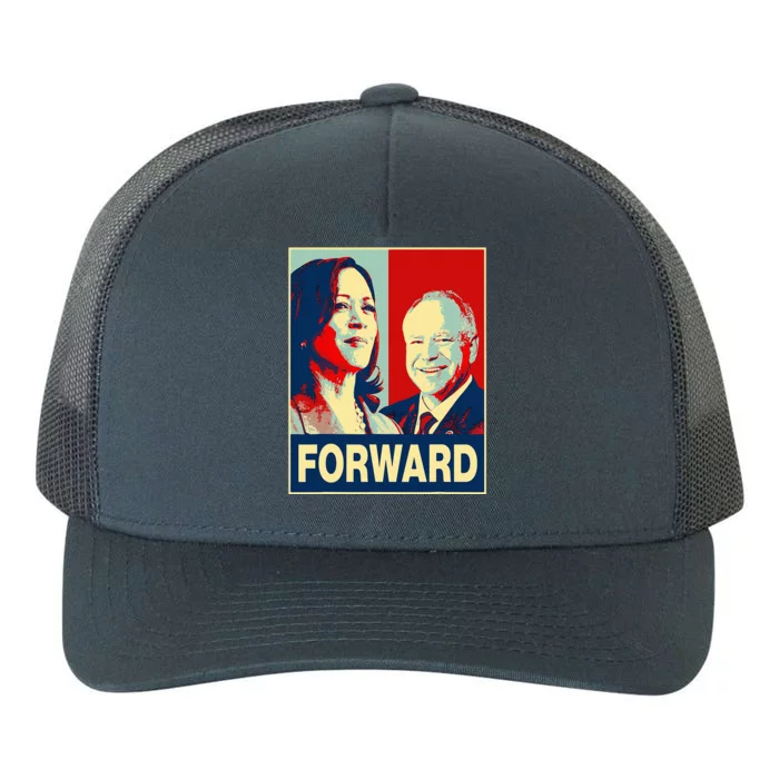 Kamala Harris Forward Harris Walz Forward Yupoong Adult 5-Panel Trucker Hat