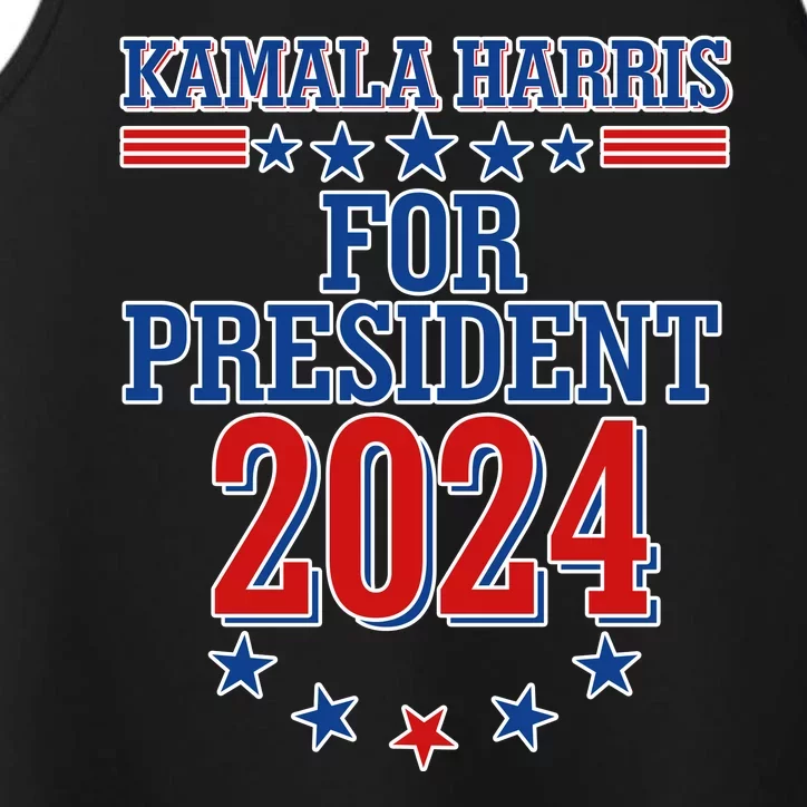 Kamala Harris For President 2024 Performance Tank