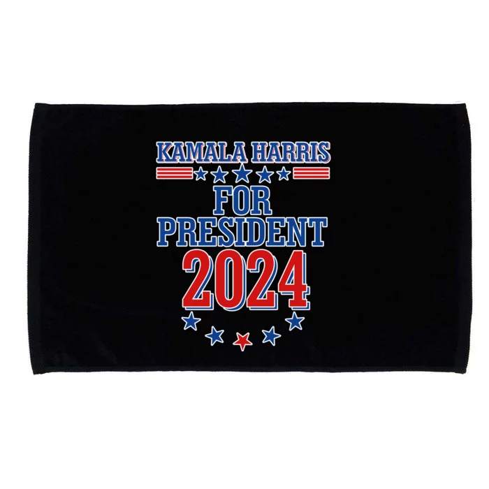 Kamala Harris For President 2024 Microfiber Hand Towel