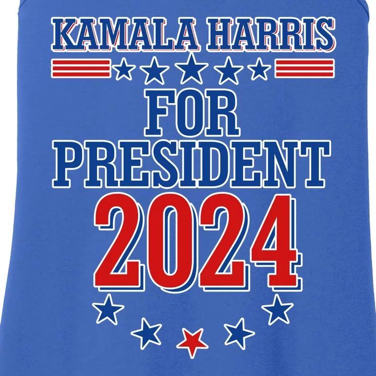 Kamala Harris For President 2024 Ladies Essential Tank