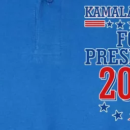 Kamala Harris For President 2024 Softstyle Adult Sport Polo