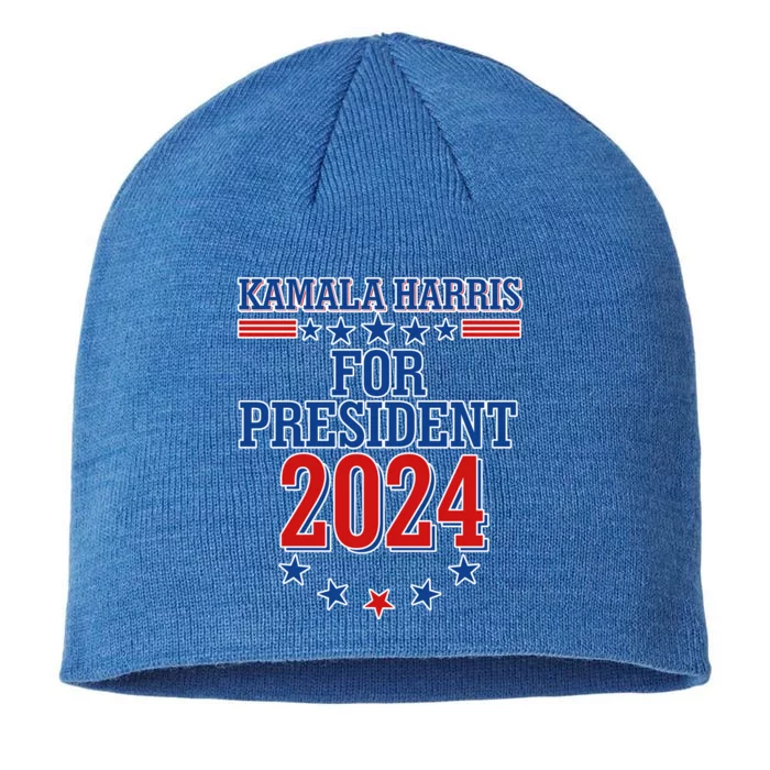 Kamala Harris For President 2024 8 1/2in Sustainable Knit Beanie