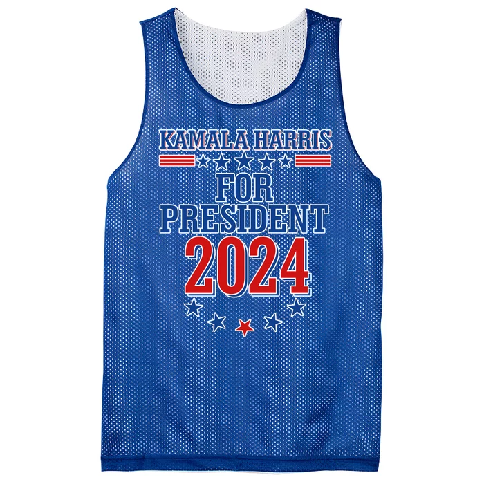 Kamala Harris For President 2024 Mesh Reversible Basketball Jersey Tank