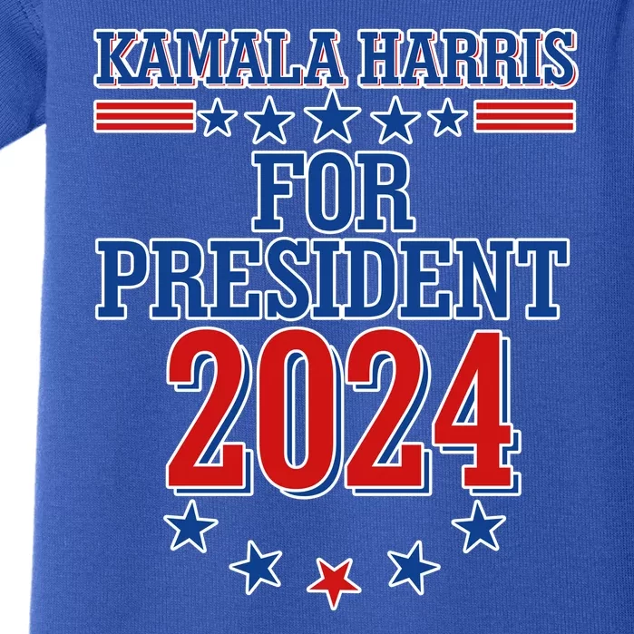 Kamala Harris For President 2024 Baby Bodysuit