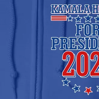 Kamala Harris For President 2024 Full Zip Hoodie