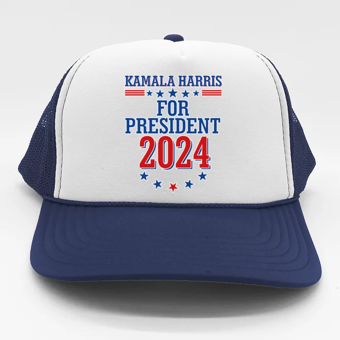 Kamala Harris For President 2024 Trucker Hat