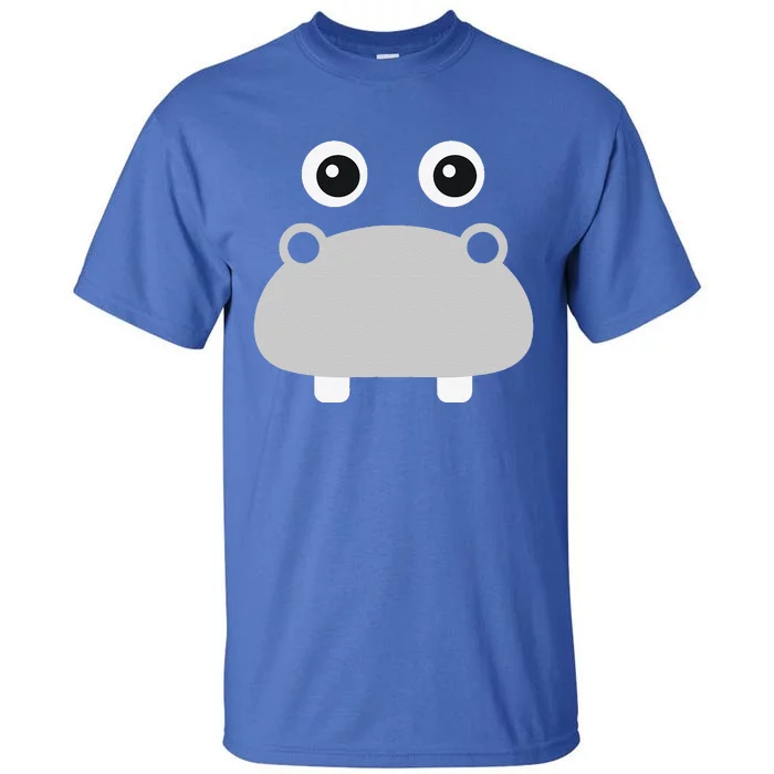 Kawaii Hippo Face Easy Halloween Costume Tall T-Shirt