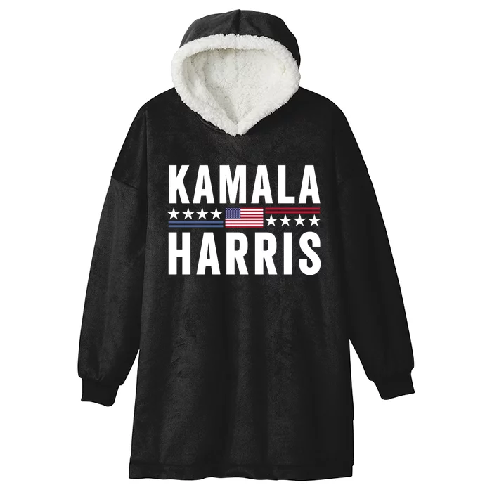 Kamala Harris For President 2024 Hooded Wearable Blanket