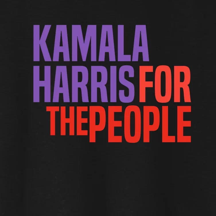 Kamala Harris For The People 2024 Women's Crop Top Tee