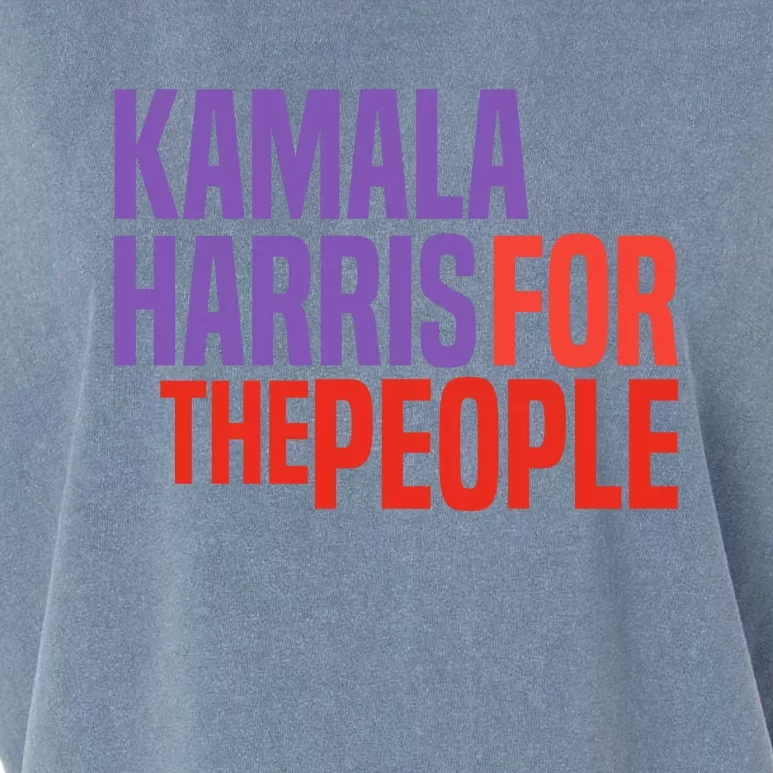 Kamala Harris For The People 2024 Garment-Dyed Women's Muscle Tee