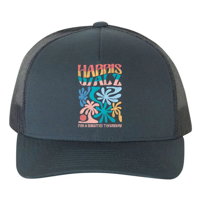 Kamala Harris Forward Harris Waltz Brighter Tomorrow Gift Yupoong Adult 5-Panel Trucker Hat