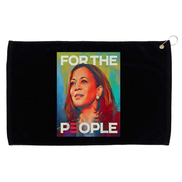 Kamala Harris For People 2024 Election President Grommeted Golf Towel