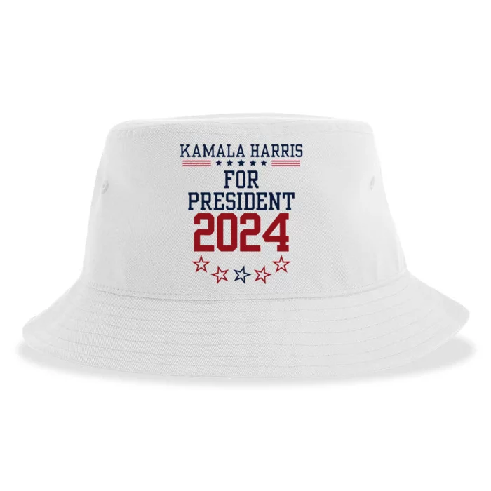 Kamala Harris For President 2024 Sustainable Bucket Hat