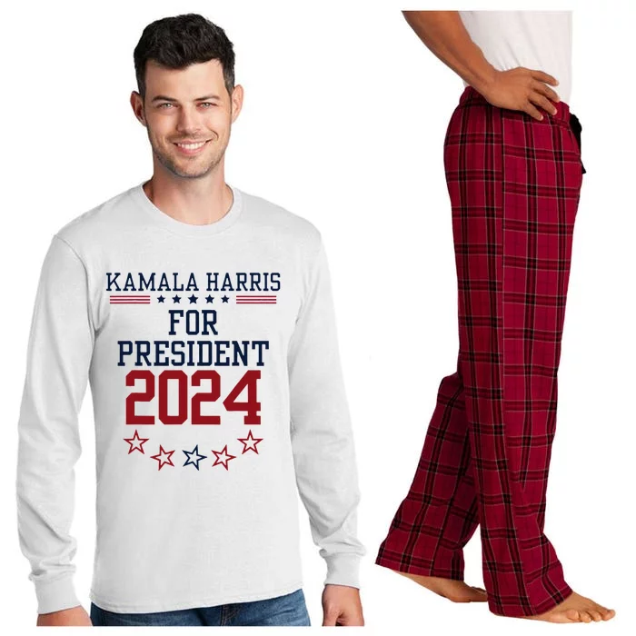 Kamala Harris For President 2024 Long Sleeve Pajama Set