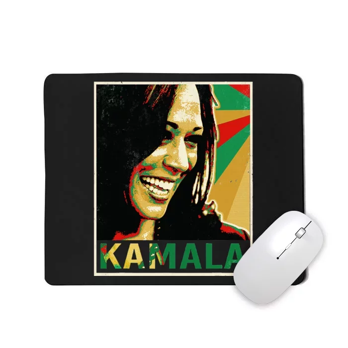 Kamala Harris For President 2024 Funny Cat Lady Graphic Mousepad