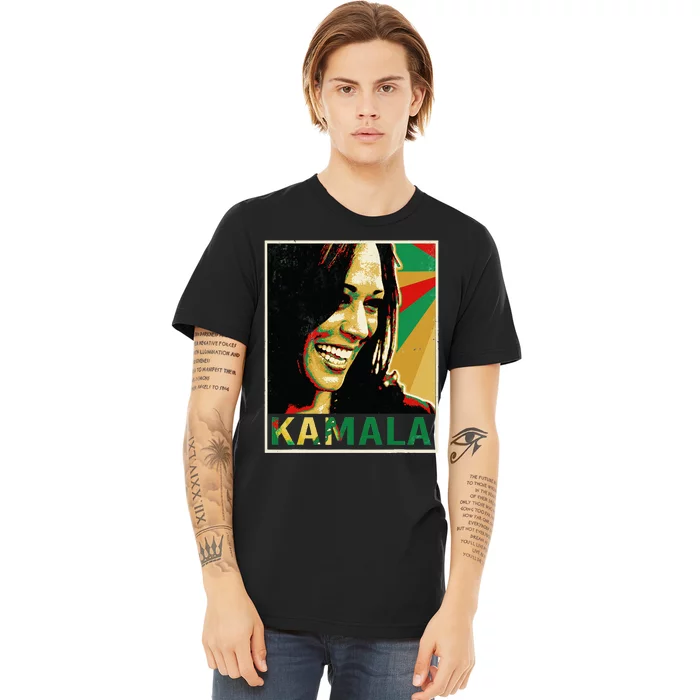 Kamala Harris For President 2024 Funny Cat Lady Graphic Premium T-Shirt