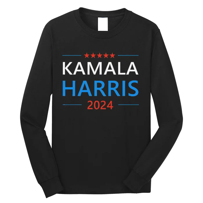 Kamala Harris For President 2024 Long Sleeve Shirt