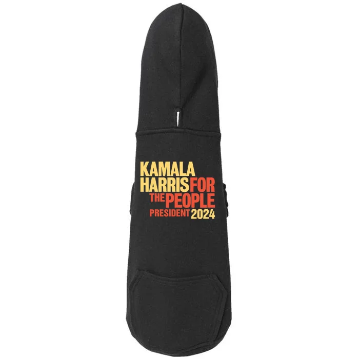 Kamala Harris For The People President 2024 Doggie 3-End Fleece Hoodie