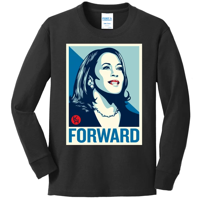 Kamala Harris Forward Kids Long Sleeve Shirt