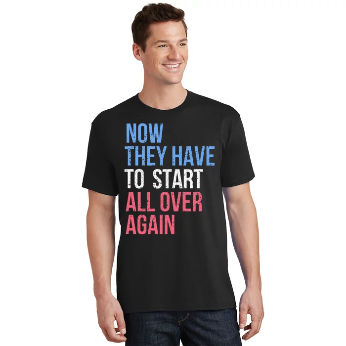 Kamala Harris For President 2024 Start All Over Again T-Shirt