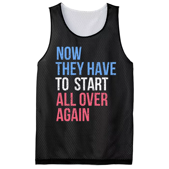 Kamala Harris For President 2024 Start All Over Again Mesh Reversible Basketball Jersey Tank