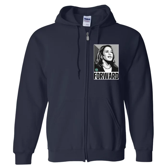 Kamala Harris Forward Full Zip Hoodie