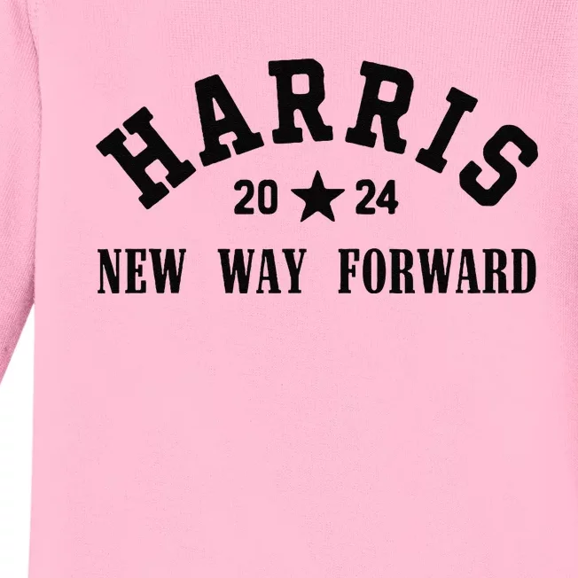 Kamala Harris Forward 2024 Presidential Election President Baby Long Sleeve Bodysuit