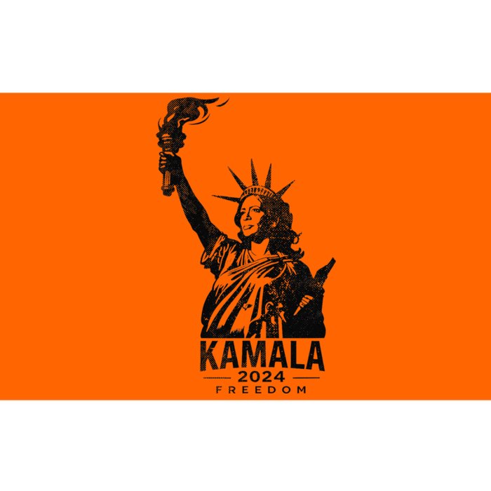 Kamala Harris For Freedom 2024 Campaign Lady Liberty Torch Bumper Sticker