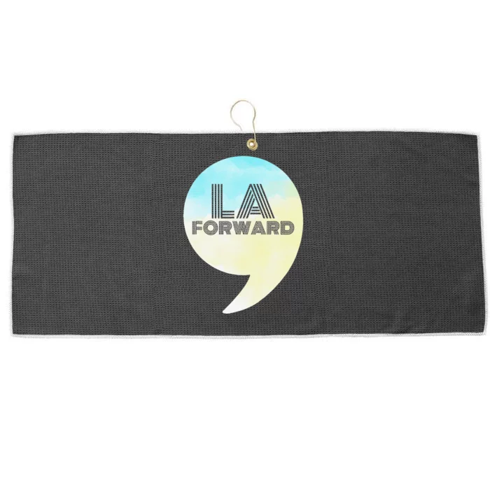 Kamala Harris Forward 2024 Presidential Election Presiden Large Microfiber Waffle Golf Towel