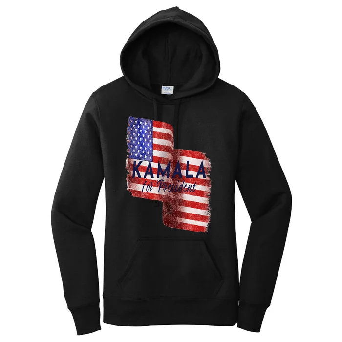 Kamala Harris For President 2024 Madam Vice President Women's Pullover Hoodie