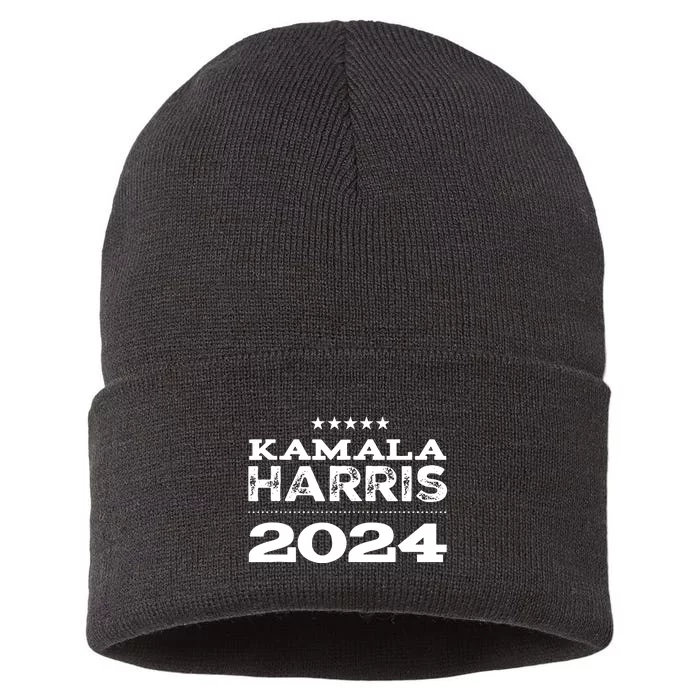 Kamala Harris For President 2024 Sustainable Knit Beanie