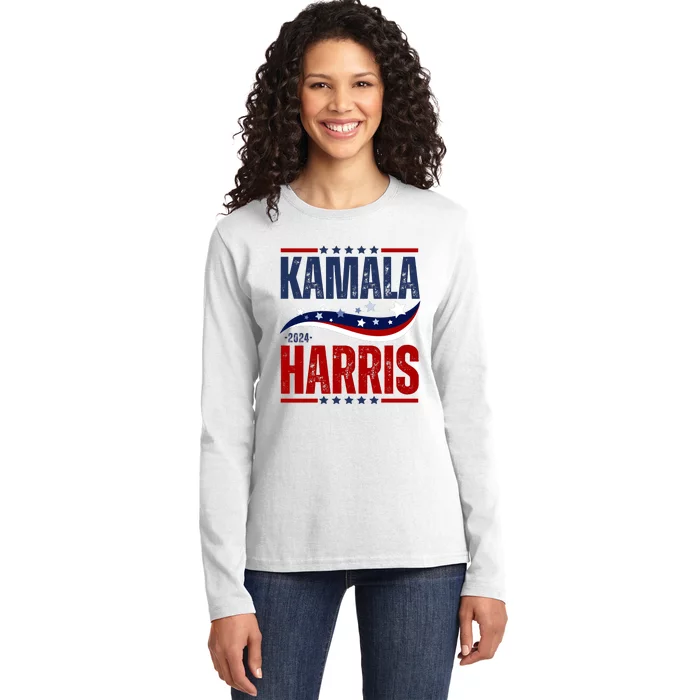 Kamala Harris For President Ladies Long Sleeve Shirt