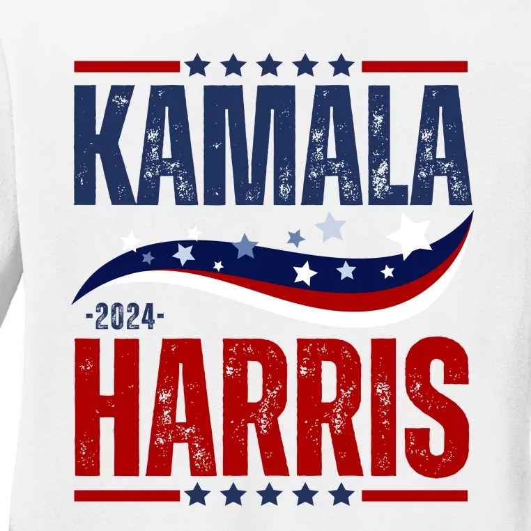 Kamala Harris For President Ladies Long Sleeve Shirt