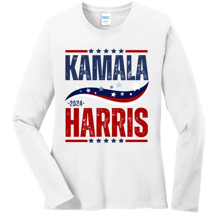 Kamala Harris For President Ladies Long Sleeve Shirt