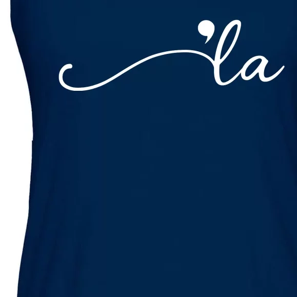 Kamala Harris Funny Comma La Eleciton Ladies Essential Flowy Tank