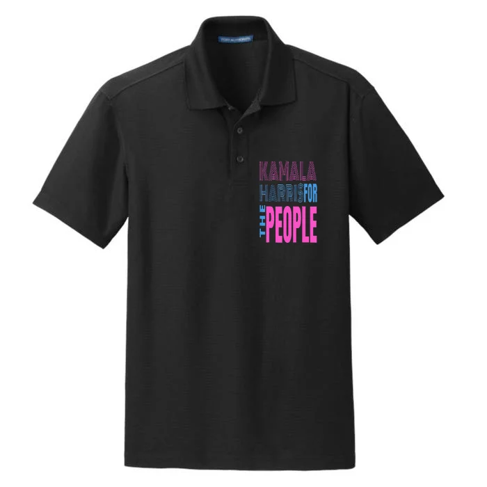 Kamala Harris For The People Dry Zone Grid Performance Polo