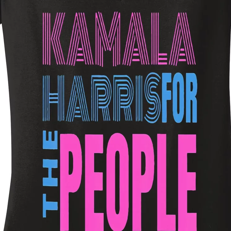 Kamala Harris For The People Women's V-Neck T-Shirt