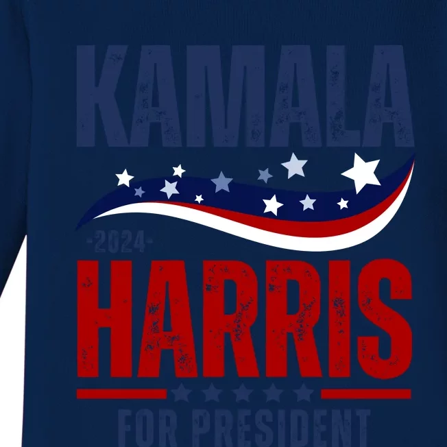 Kamala Harris For President Baby Long Sleeve Bodysuit