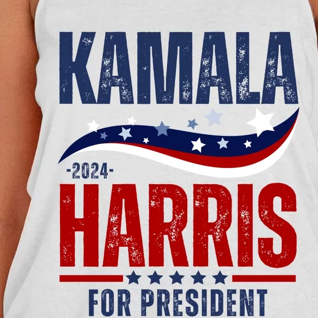 Kamala Harris For President Women's Knotted Racerback Tank