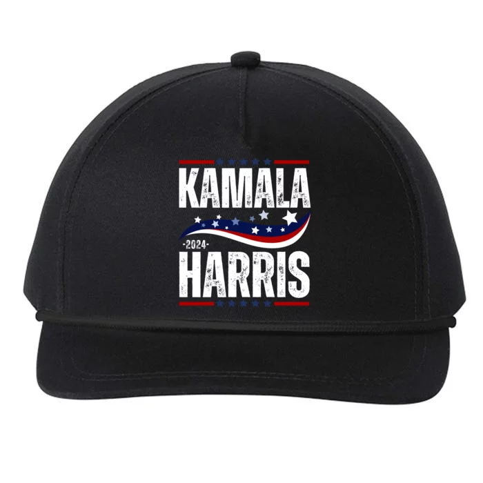 Kamala Harris For President Snapback Five-Panel Rope Hat