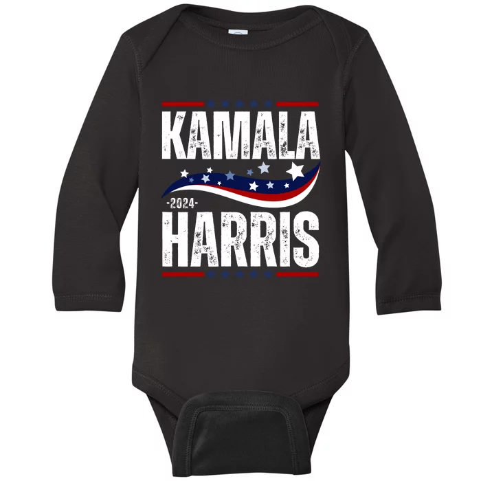 Kamala Harris For President Baby Long Sleeve Bodysuit