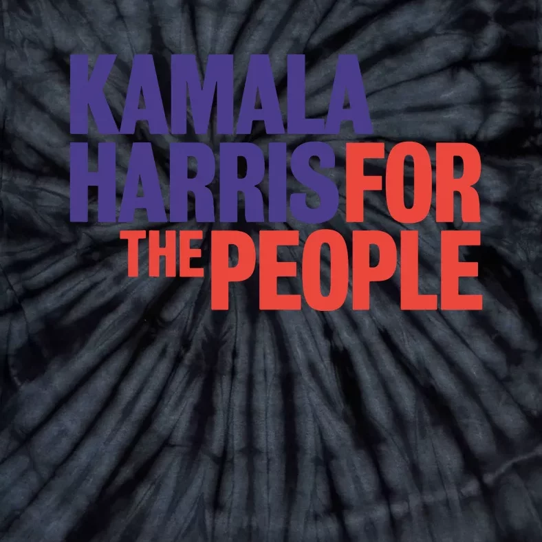 Kamala Harris For The People President 2024 Campaign Tie-Dye T-Shirt