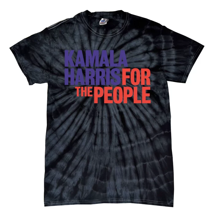 Kamala Harris For The People President 2024 Campaign Tie-Dye T-Shirt