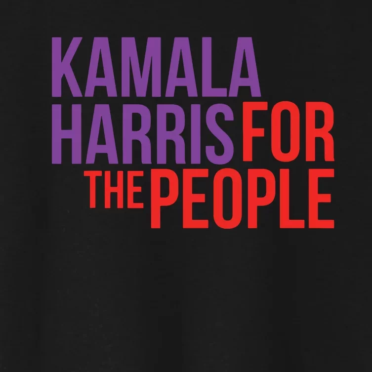 Kamala Harris For The People Kamala 2024 Women's Crop Top Tee