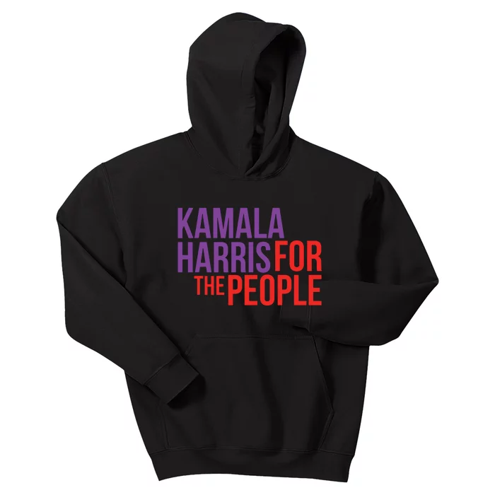 Kamala Harris For The People Kamala 2024 Kids Hoodie