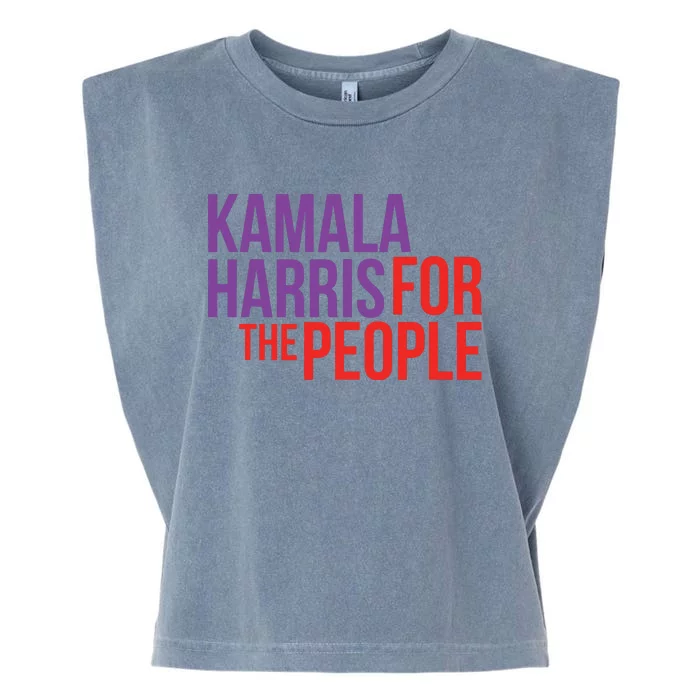 Kamala Harris For The People Kamala 2024 Garment-Dyed Women's Muscle Tee