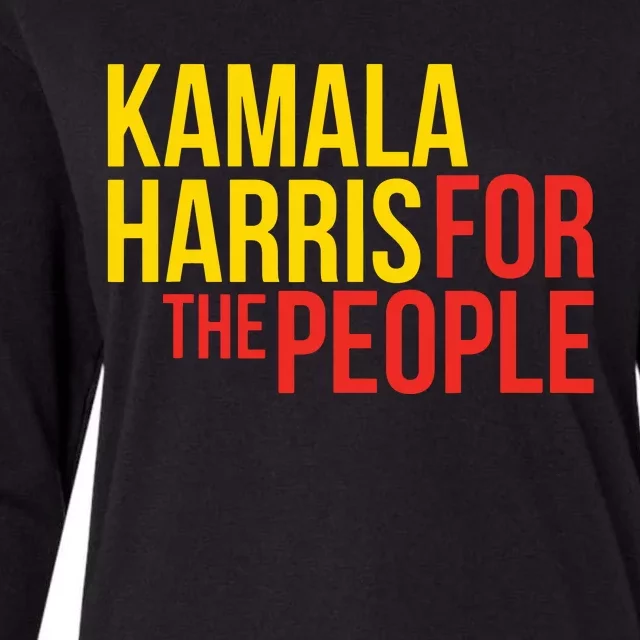 Kamala Harris For The People Kamala Womens Cotton Relaxed Long Sleeve T-Shirt